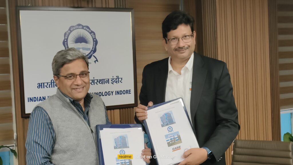 IIT Indore signs MOU with ‘Case New Holland Construction Equipment (I) Pvt Ltd’